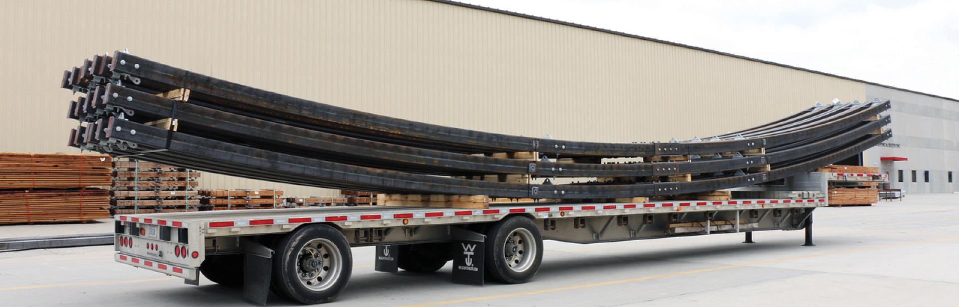 Curved Arms on a trailer